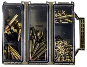 Berry's 33805 Tri-Can Triple Ammo Can Tan Plastic with Cam-Lock Latch