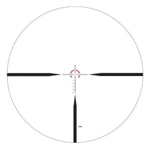ZeroTech Vengeance LPVO Rifle Scope 1-8x24mm 30mm SFP RAR MOA Black