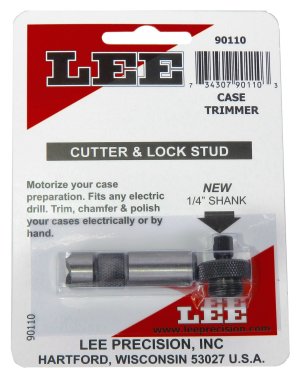 Lee Precision Cutter & Lock Stud Case Trimmer Universal Silver 90110