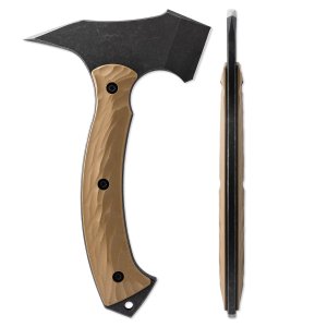 Toor Knives F13Tommy-OmahaTan F13 Tommy Tactical Axe - Omaha Tan