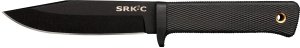 Cold Steel SRK Compact 5 In SK-5 Steel Blade Black Kray-Ex Handle