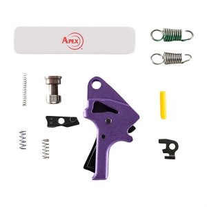 Apex Tactical 100-P154-P M&P 2.0 Flat Faced Trigger Kit Purple Polymer