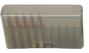 MTM Case-Gard J-20-XS-41 Extra Small Rifle Ammo Box - Clear Smoke, Holds 20 Rounds