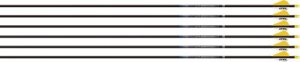 Easton 330642 Sonic 6.0 Arrows 500 Spine 2" Bully Vanes 6-Pack