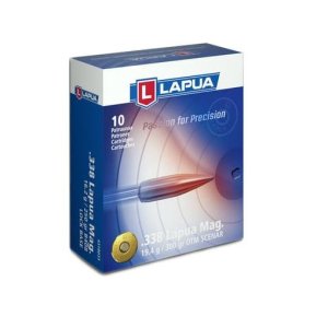 Lapua 4318013 .338 Lapua Mag 300gr HPBT 2723fps Rifle Ammo 10ct