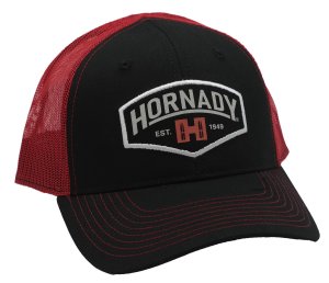 Horn Hunter Established Mesh Cap Black Red Structured 99214