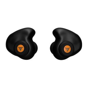 Decibullz FLTR-SHO-BLK Custom Molded Percussive Shooting Earplug Black