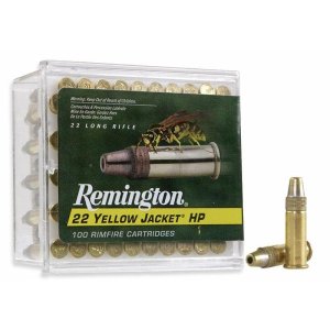 Remington Yellow Jacket 22LR 33 Grain Truncated Cone HP 100 Rounds 21280