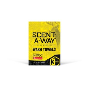 Scent-A-Way Max Wash Towels HS-SAW-07796 Yellow Enzymes Cleanses