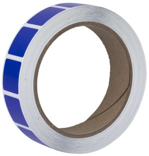 Action Target PASTTXBL 7/8" Blue Adhesive Pasters 1000/Roll 0.88"