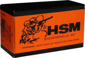 HSM HSM-223-7-N .223 Rem 52Gr Match BTHP 50Rd Ammo