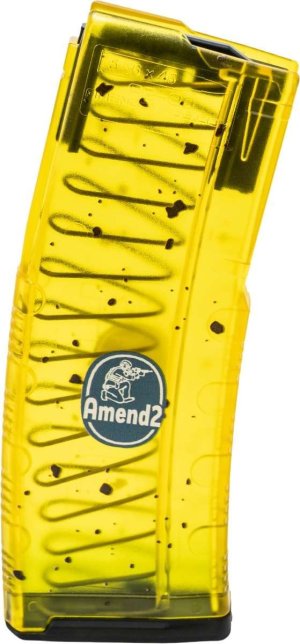 Amend2 556MODCBAN30 AR-15 Mag 30rd 5.56 NATO Translucent Banana