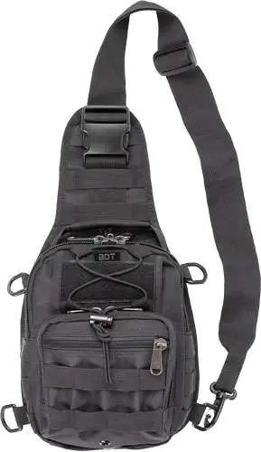 Bulldog BDT407B X-Small Sling Bag with MOLLE Webbing Black
