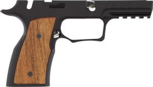 Sharps Bros SBGM11 P320 Grip Module Black Aluminum with Cherry Panels