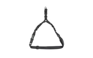 XTS SLING-HW 1 Point Bungee Sling Nylon Black HK Snap Hook