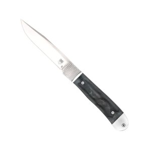 CobraTec Knives Trapper CTTHRBLK 3.12 In D2 Steel Hidden Release