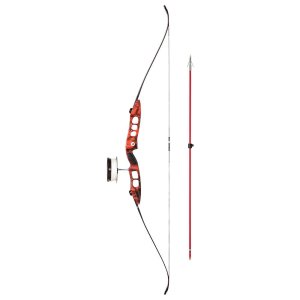 Cajun A6FS15845R Fish Stick RTF RH 45lb Bowfishing Package Red Veil 56"