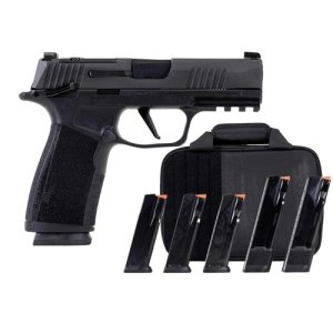 Sig Sauer 365XCA-9-BXR3-MS-TACPRO P365X-Macro w/Manual Safety (3) 17rd Magazines, (2) 21rd Magazines, Savior Equipment Bag