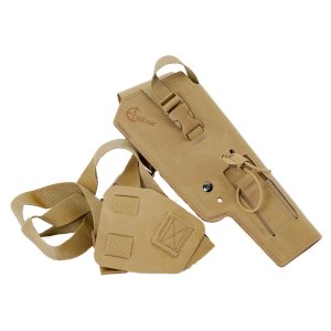 Cole-TAC Varmint Wrangler VW112 Pistol Holder Coyote Brown Right Hand