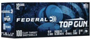 Federal Premium Ammunition Top Gun TG121008 12 Gauge 2.75 In