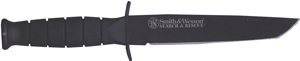 S&W Knife Ops Survival Tanto 6" Fixed Blade Blackened