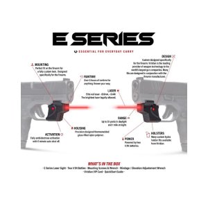 Viridian E Series Red Laser 940-0105 Black Taurus GX4/GX4XL w/ Holster
