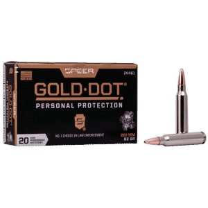Federal Premium Ammunition Gold Dot 223 Rem 62gr Soft Point 20 Rounds