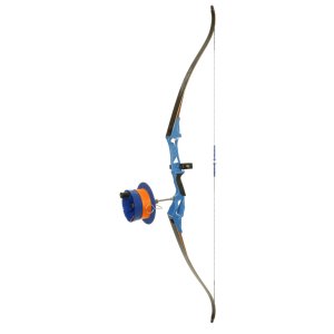 Fin Finder BankRunner 35# Recurve Bow Blue RH with SideWinder Reel