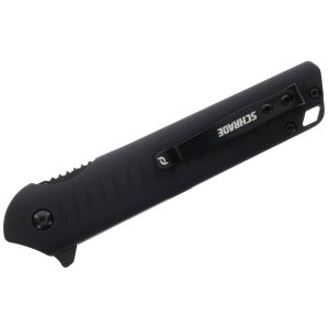 Schrade Delta Class Steelhead Folder Knife 3 1/2 Blade Black
