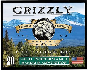 Grizzly GC44M+P2 44Mag+P 240gr JHP Ammo, 1475fps, 20/Box