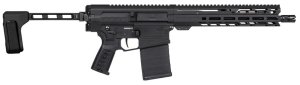 CMMG 38A850CAB Dissent MK3 Braced .308 Win 12.5" Armor Black Pistol