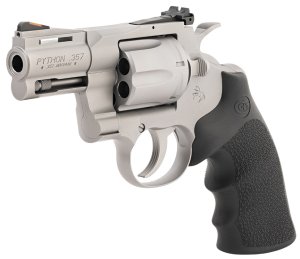 Colt ZPYTHONSM3RTS Python 357MAG 3" Matte SS Hogue Grips Blemished
