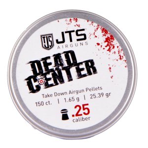 JTS Dead Center .25 Caliber 25.39 Grain Domed Pellets 150 Count