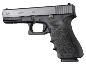 Hogue 17030 HandALL Beavertail Grip Sleeve Black Fits Glock Gen 3-4