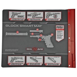 Real Avid AVGLOCKSM Smart Mat 19"x16" Non-Slip Rubber Cleaning Mat