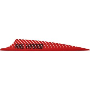AAE PHNXRD50 Hybrid Vanes Red 50pk, 3.5"x0.5", 10 Grains, Shield Cut