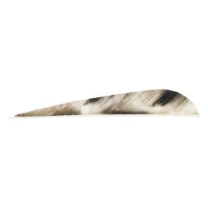 Gateway 400RPTBR-100 Tre-Bark 4 In RW Camo Parabolic Feathers 100 Pack