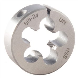 Brownells Flash Suppressor Round Die 1" Dia. 5/8"-24 Tpi for AR-308