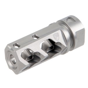 Fortis 556-MB-SS Muzzle Brake, 5.56MM, Stainless, 1/2x28 TPI, 2.8 oz