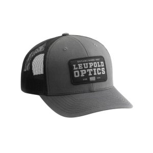 Leupold & Stevens Established 1907 Trucker Hat Grey/Black