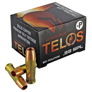 G2 Research TELOS 38SPL+ 105 Gr Copper HP 20 Rounds