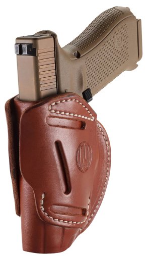 1791 Gunleather 3WH-5-CBR-A 3-Way Holster Brown Size 5 Ambidextrous