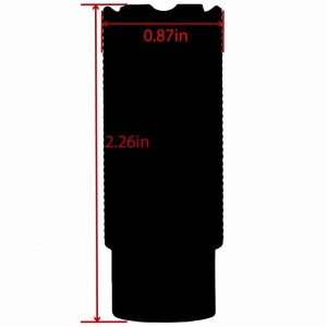 TacFire Linear Compensator Sound & Concussion Forwarder .308 5/8x24 Black