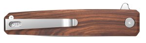Outdoor Edge PL-1C Peleus Folder 3.1" Blade Wood Handle
