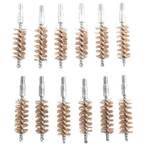 Brownells Double-Tuff Bronze Pistol Brush 10MM/40 Caliber 12 Pack
