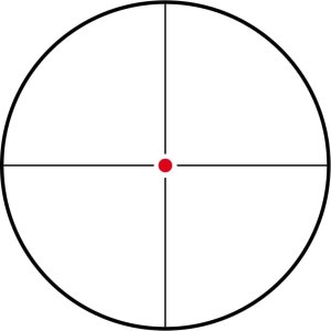 Konus 7274 KonusPro Plus 6-24x50mm Rifle Scope Blue/Red Reticle Matte Black
