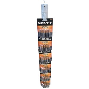 Duracell 5003794 Coppertop Batteries Strip Clip, 24 AA & 12 AAA Packs