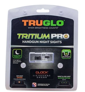 GSM Outdoors TG231G2C Tritium Pro Night Sights Black for Glock 21