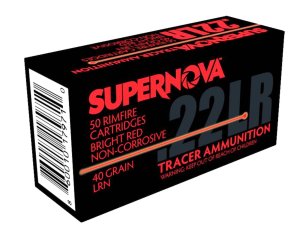 Piney Mountain PMSN22LRR 22LR Red Tracer Ammo 40gr LRN 50 Rounds