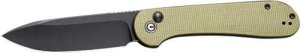 Civivi C2103B Elementum Knife 3.47" Olive Micarta/Black Stonewash